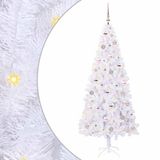 vidaXL - Kunstkerstboom - 180 cm - Wit - met 300 LED