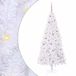 vidaXL - Sapin artificiel - 180 cm - Blanc - avec 300 LED