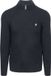 Lyle & Scott Pull à col demi-zip en laine d'agneau Bleu marine - Hommes - Taille XXL