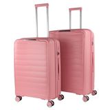 JASLEN - Lichte en robuuste bagageset met 360 draaibare wielen incl. set harde koffers Polipropileno kofferset., Roze, Eigentijds