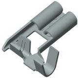 Vogt Verbindungstechnik 380205.67 Connecteur femelle Largeur d'insertion : 4.8 mm Épaisseur d'insertion : 0.5 mm 90 ° Non isolé Métal 1 pièce(s)