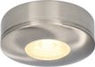 HOFTRONIC Pavo - Platte opbouwspot - LED - Rond - RVS - Dimbaar - 3 Watt - 2700K