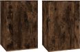 vidaXL Tv-wandmeubels 2 st 40x34,5x60 cm gerookt eikenkleurig