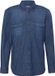 s.Oliver Denim overhemd lange mouw donkerblauw