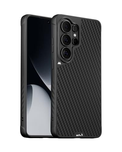 Mous Limitless Aramide Carbon Fiber Case voor Samsung Galaxy S26 Ultra - Zwart