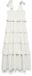 VERO MODA VMDOLORES SL TIE ANKLE DRESS EXP Maxi jurk Dames Wit Katoen S