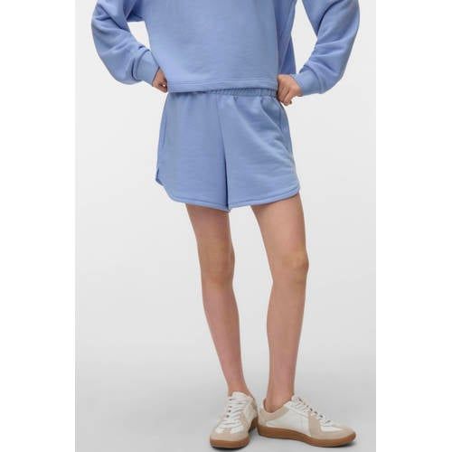 VERO MODA GIRL regular sweatshort lichtblauw
