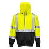 Felpa Portwest Felpa Bicolore con cappuccio Hi-Vis