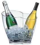 APS Refroidisseur de vin | 2 compartiments | 4 litres | Transparent