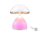 RGB LED-lamp, paddenstoel, draadloos, kleurlichttherapie, nachtkastje, 7 kleuren