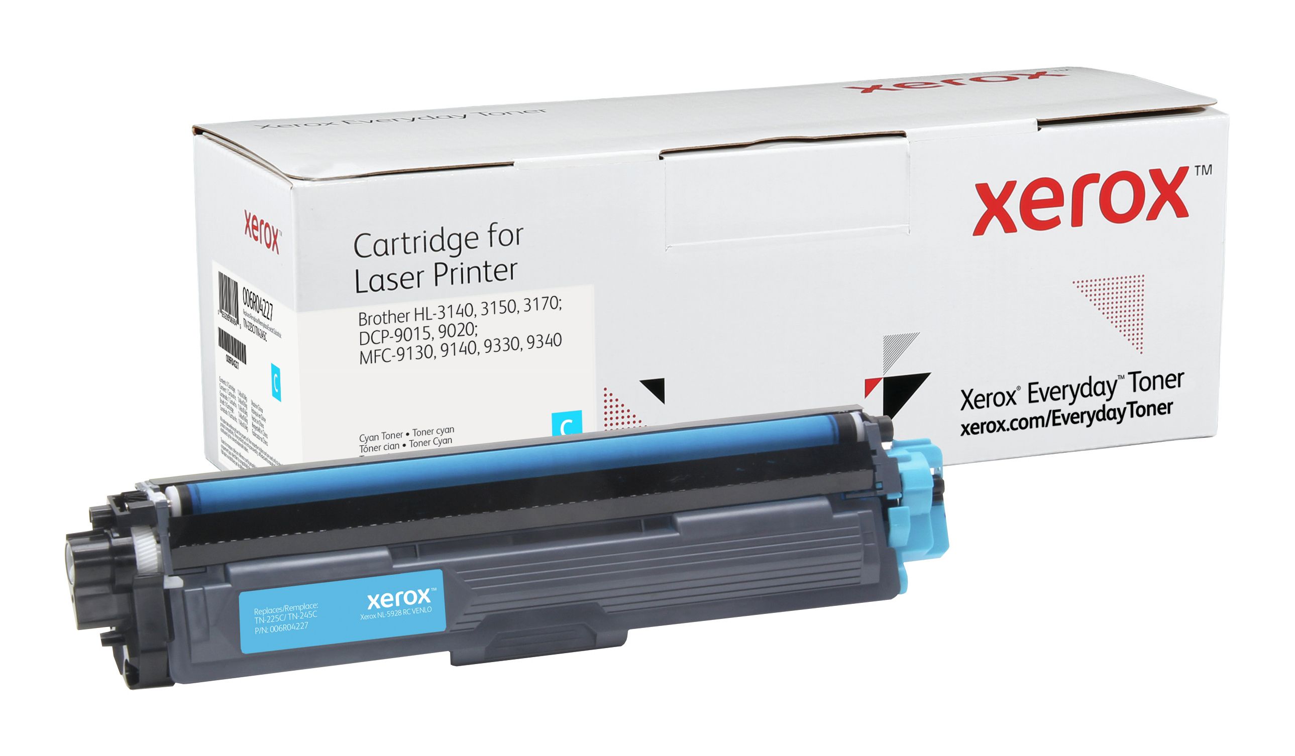 Xerox Everyday Cyaan Toner compatibel met Brother TN-225C/TN-245C, High capacity