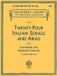 Twenty-four Hal Leonard 24 Italian Songs & Arias Medium High Voice Paperback