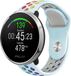 Strap-it Siliconen Smartwatch bandje - Lichtblauw/Kleurrijk - Geschikt voor Polar Unite