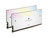 Corsair DOMINATOR TITANIUM DDR5 RGB Lichtversterkingsset – 2x Modules – 0 GB RAM – CORSAIR Compatibel met iCUE – Wit