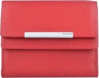 Maitre Maître Belg Deda Portemonnee Leer 10 cm - Dames - Horizontaal - rood