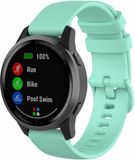 By Qubix Qubix Garmin Forerunner 55 / 245 / 645 - Sportband met motief - Turquoise