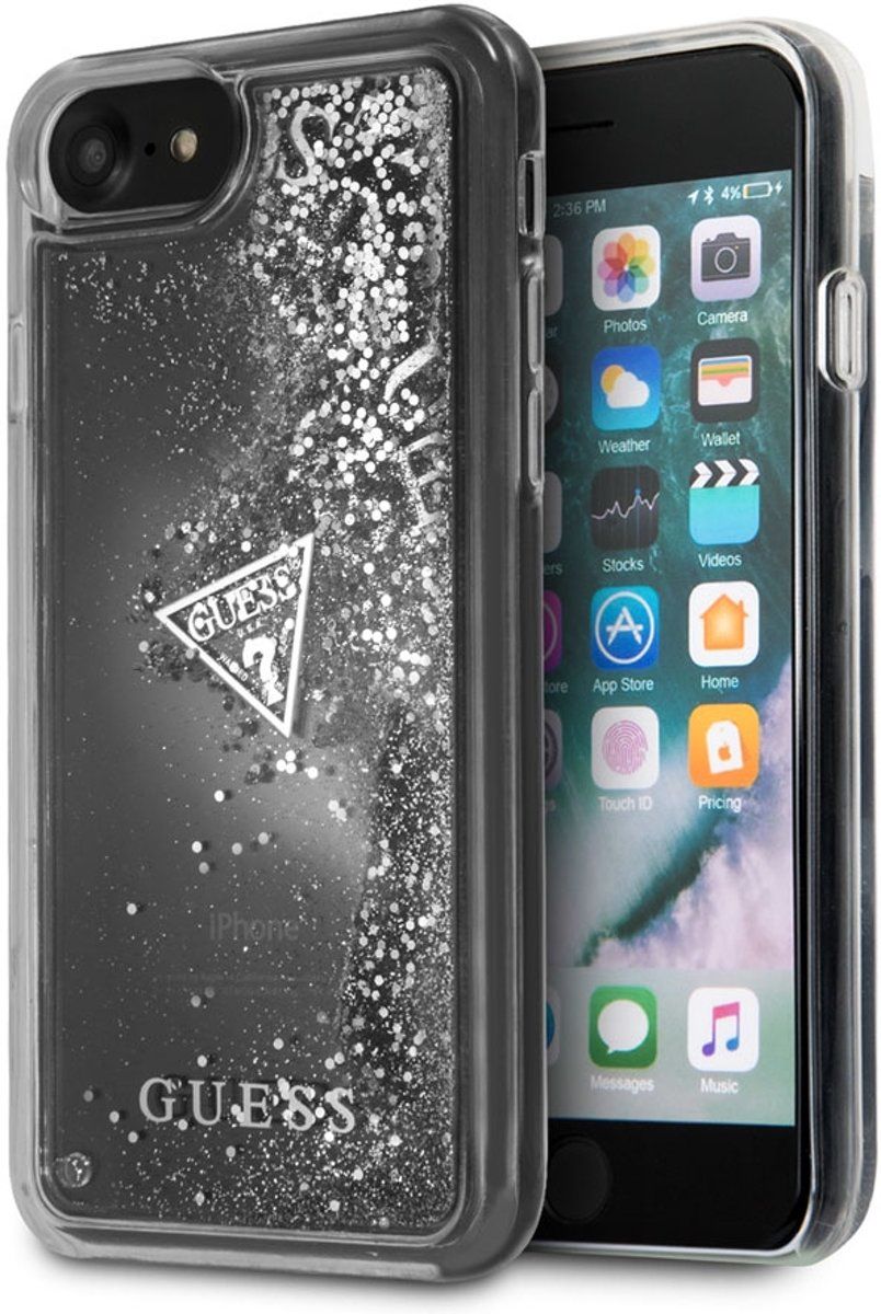 Guess iPhone 6/6s/7/8 Hoesje - Zilver - TPU