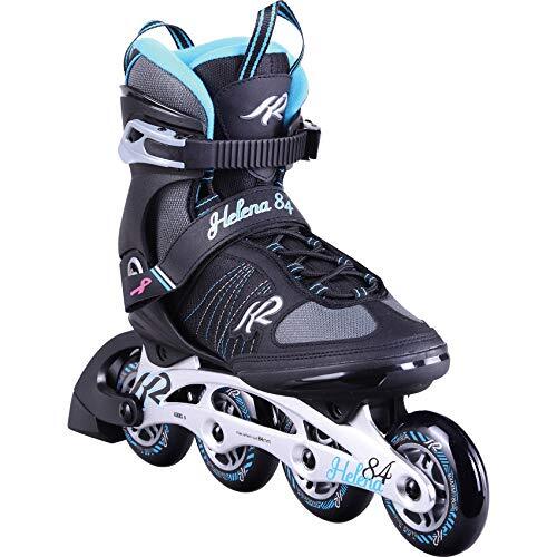 K2 Inline Skates HELENA 84 voor dames met softboot, zwart - blauw, 30D0372