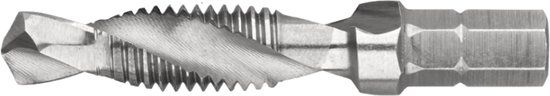 Rotec HSS COMBI-BOOR/TAP-BIT 1/4 3126-C6.3-BIT-AANSLUITING, M8