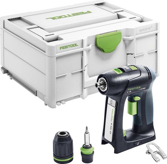Festool C 18-Basic Accu Schroefboormachine 18V - 576434 - Body in Systainer