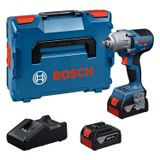 Bosch Blauw GDS 18V-450 H Accu slagmoeraanzetter 18V | 2x GBA 18V 5,0Ah + GAL 18V-40 snellader | In L-Boxx - 06019K4203
