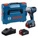 Bosch Blauw GDS 18V-450 H Accu slagmoeraanzetter 18V | 2x GBA 18V 5,0Ah + GAL 18V-40 snellader | In L-Boxx - 06019K4203