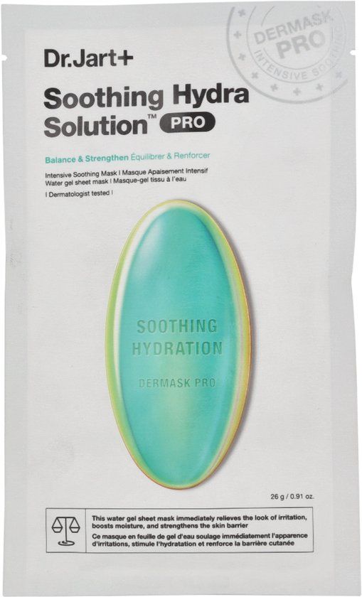 Dr.Jart+ Dermask Soothing Hydra Solution Pro Verzachtend masker Unisex 26 g