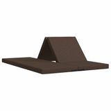 vidaXL Vouwbare Sofa Bed 140 x 67 x 15 cm Taupe