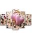 Homemania Wandfoto, harten, 5 stuks, Valentine's Day-from Living, Room-Multicolor, 95 x 0,3 x 60 cm, HM205MDF158, MDF