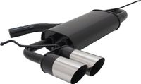 Viking Choice Sportuitlaat Audi A3 8P Sportback / Seat Leon 1P - Einddemper - Zwart