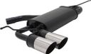 Viking Choice Sportuitlaat Audi A3 8P Sportback / Seat Leon 1P - Einddemper - Zwart