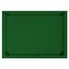 Merkloos Papieren Placemats groen, motief zwart 500 stuks (31x43cm)