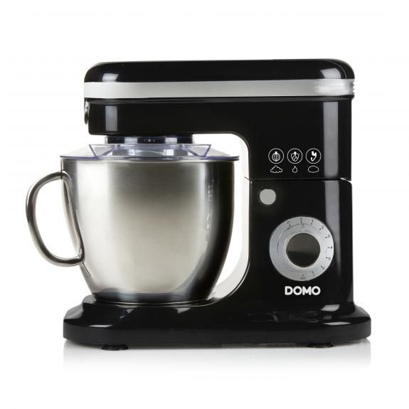 Domo DO1023KR Keukenmachine - 1200W - 6L - Zwart/RVS