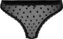 Hunkemöller Dames Lingerie String Phoebe - Zwart - maat XS