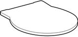 Geberit Joly Toilet Seat White Duroplast Soft-close Removable Seat