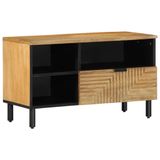VidaXL TV-meubel 80x33x46 cm massief mangohout bruin