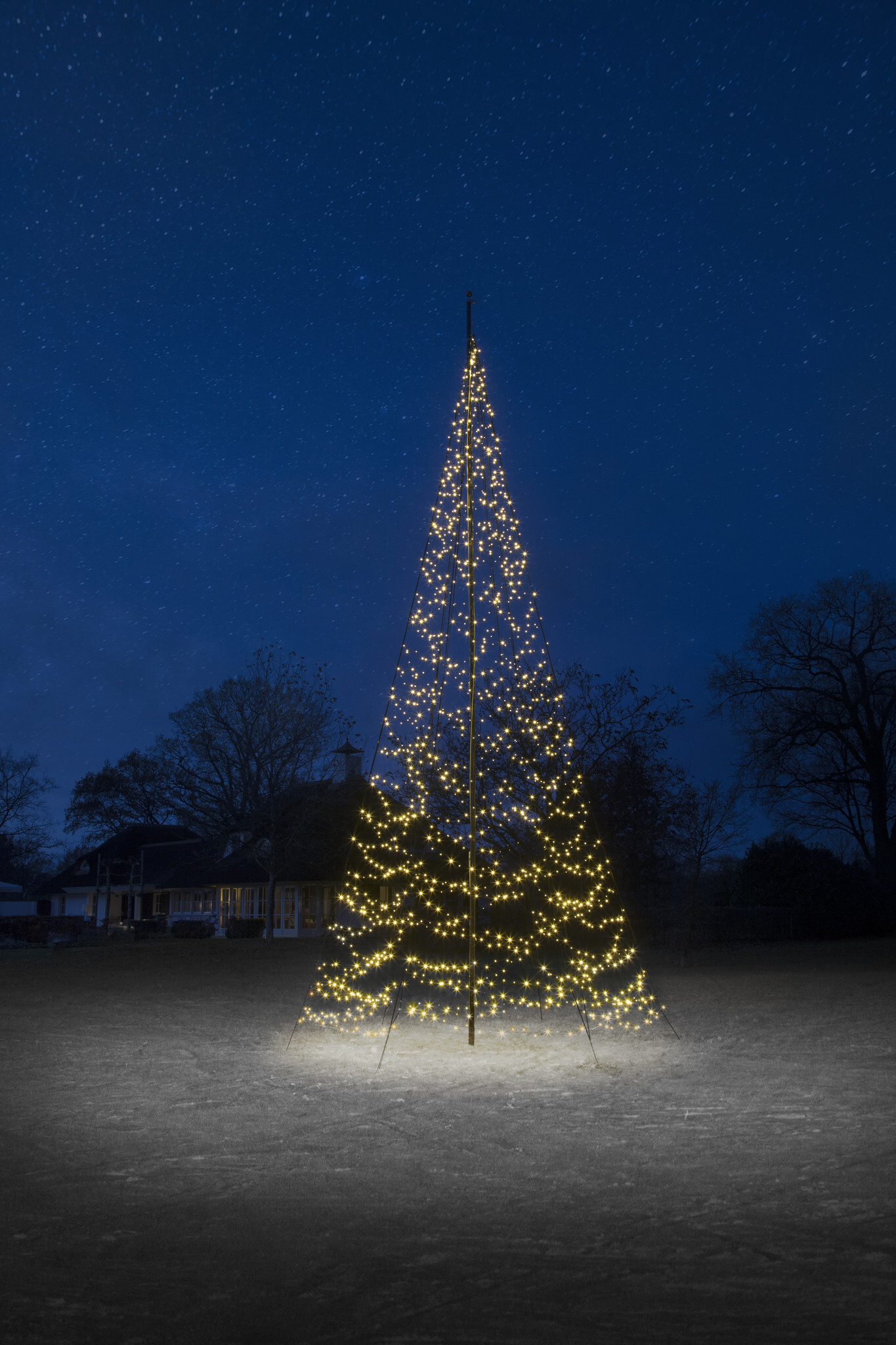 Fairybell kerstboom | 8 meter | 1500 leds | Warm wit met twinkle