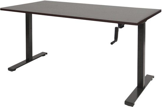 Schaffenburg Zit Sta bureau - Slinger 120x80 logan - zwart frame