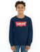 Levi's ® Kids Batwingneck Sweatshirt Blauw 24 Months Jongen