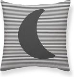 Kids&Cotton Lorin Kussenhoes Zwart 50 x 50 cm