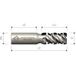 Mtec034.19 - Fraise hélicoïdale en diamant Z2+2 angle axial 45° corps en acier PCD H4, 5 mm