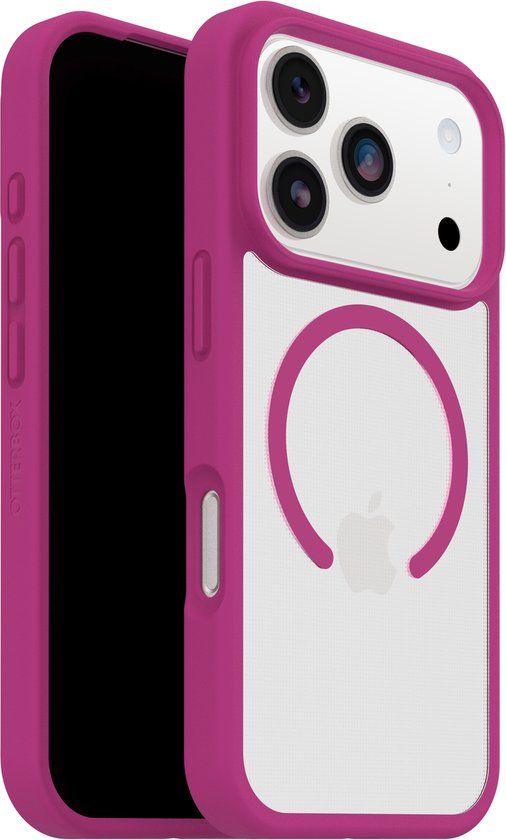 OtterBox React MagSafe Hoesje voor iPhone 17 Pro - Roze/Transparant