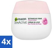 Garnier SkinActive Botanische Dagcrème Rozenwater 4 x 50 ml