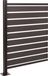Aluminium HWC-K57 abfallcontainerumzäunung Erweiterungselement, Holzoptik, erweiterbar, 130x100x6 cm, Anthrazit