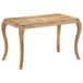 vidaXL Eettafel - 118x60x76 cm - massief mangohout - Bruin