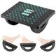 Repose-pieds réglable et ergonomique avec fonction de massage à rouleaux