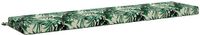 vidaXL Bankkussen SOEST 100% Polyester Bladpatroon 200 x 40 x 8 cm