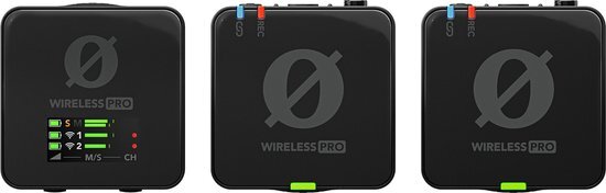 RØDE Rode Wireless Pro - Cameramicrofoon - Zwart