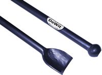 De Wit Stootijzer 1200 x 28mm ronde bek en knop