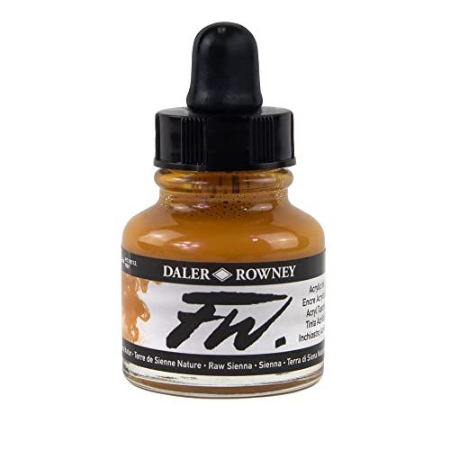 Daler Rowney FW Acrylverf - Gele Oker - 29.5ml